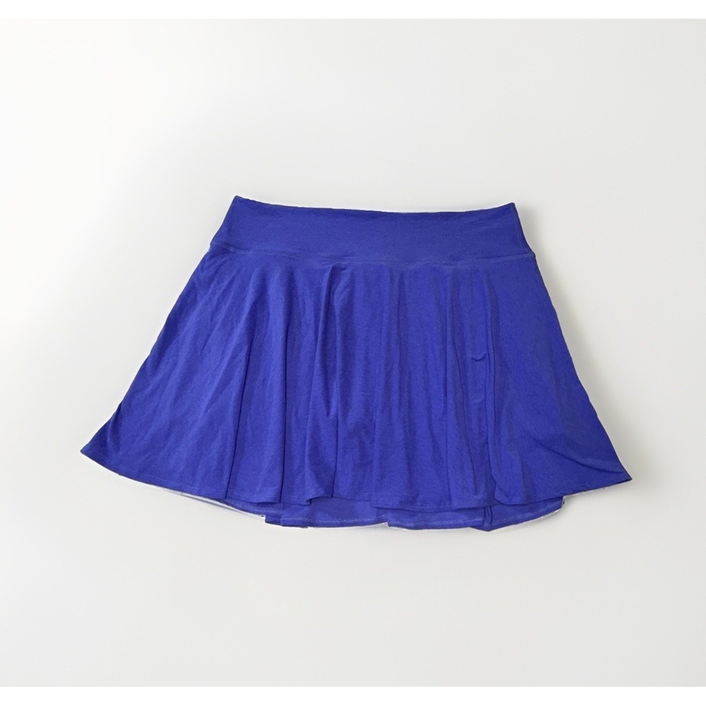 Beyond Yoga Women's Size 4X Spacedye Hot Shot Circle Skort Purple Pockets